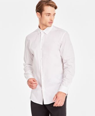 Men's Modern Classic-Fit Stretch Solid Button-Down Shirt, Created for Macy's 