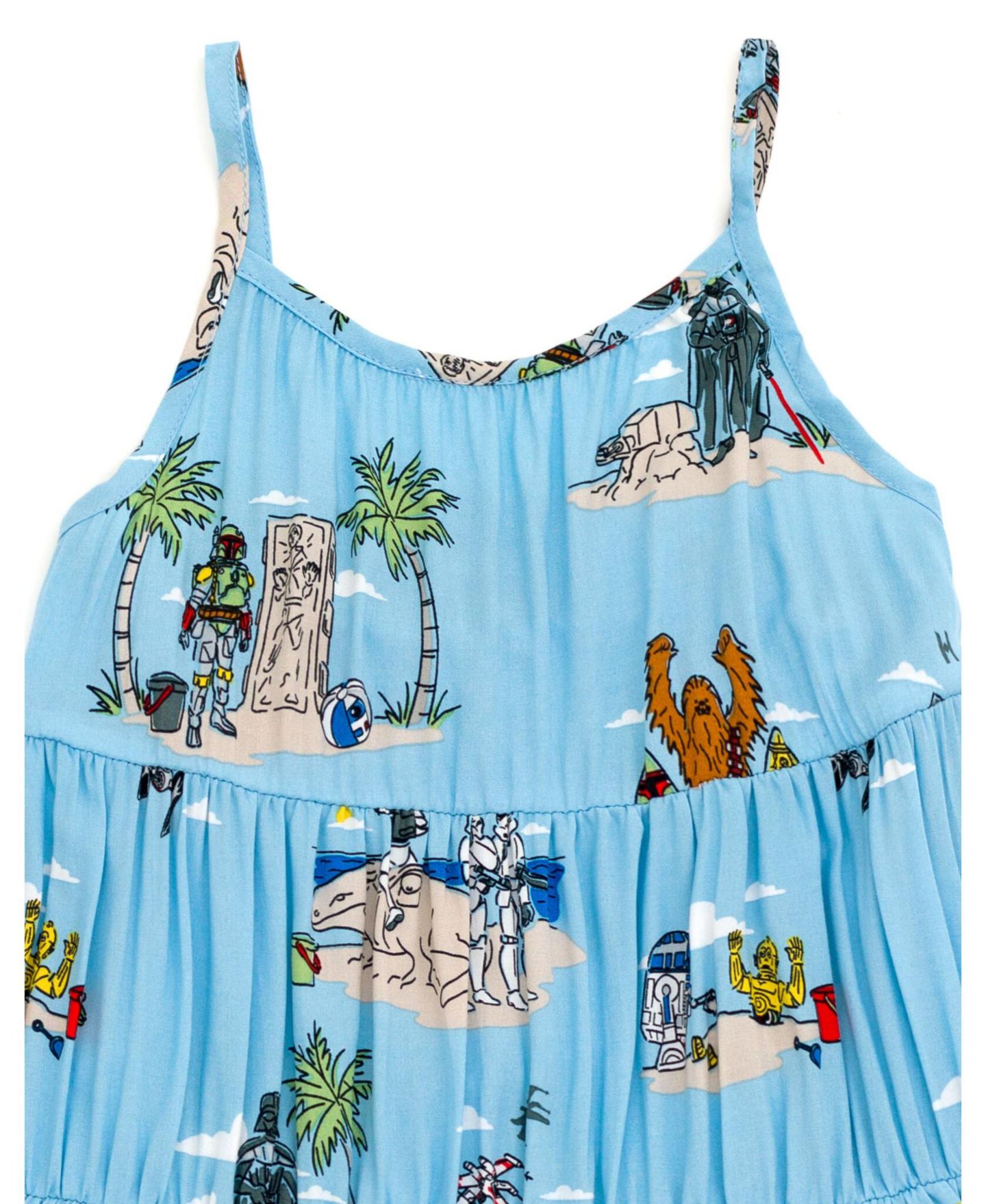 Платья Star Wars Cami Matching Family Dress to (2T - 14-16) для девочек-малышей, цвет: Синий — фото 2
