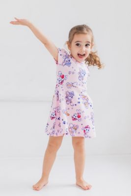 Toddler Girls Skater Dress and Scrunchie