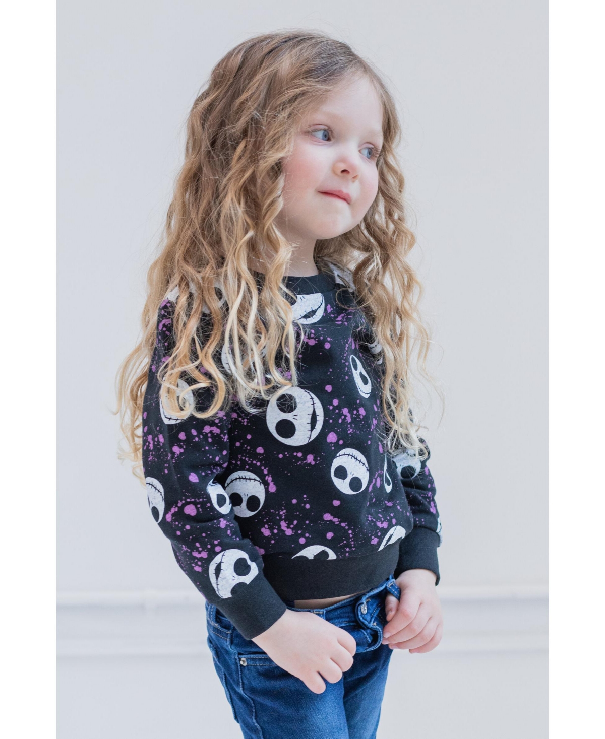 Nightmare Before Christmas Toddler Girls Moana Frozen Minnie Mouse Princess Toy Story Lion King Mickey Lilo & Stitch Sweatshirt