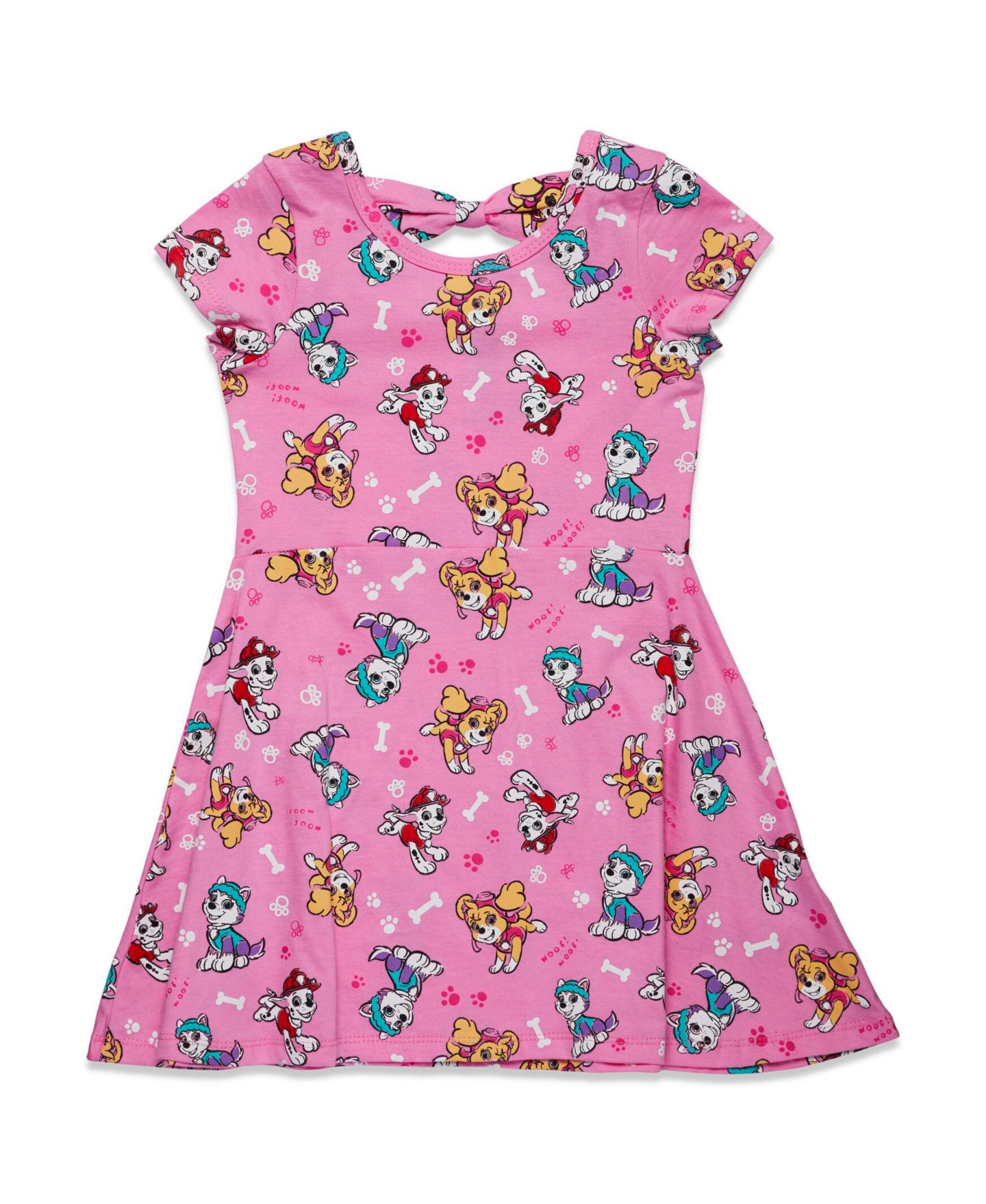 Платье Paw Patrol Nickelodeon Skye Marshall Everest Skater Dress to для девочек, цвет: Розовый — фото 1