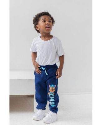 Boys Fleece 3 Pack Pants to (2T - 7-8