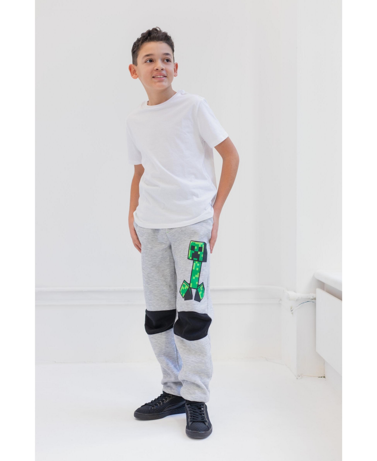 Minecraft Boys Fleece 2 Pack Jogger Pants to -/ black