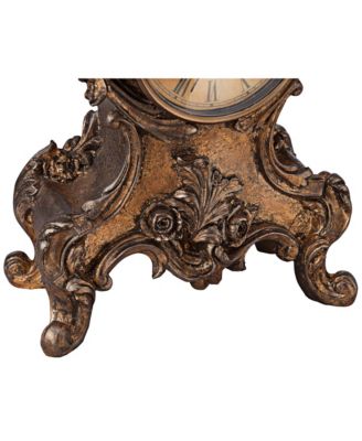 Taryn Vintage Style 16 1/4" High Table Clock