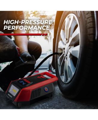 150 PSI Handheld Tire Inflator with Digital Pressure Gauge, Sound and Light Alert