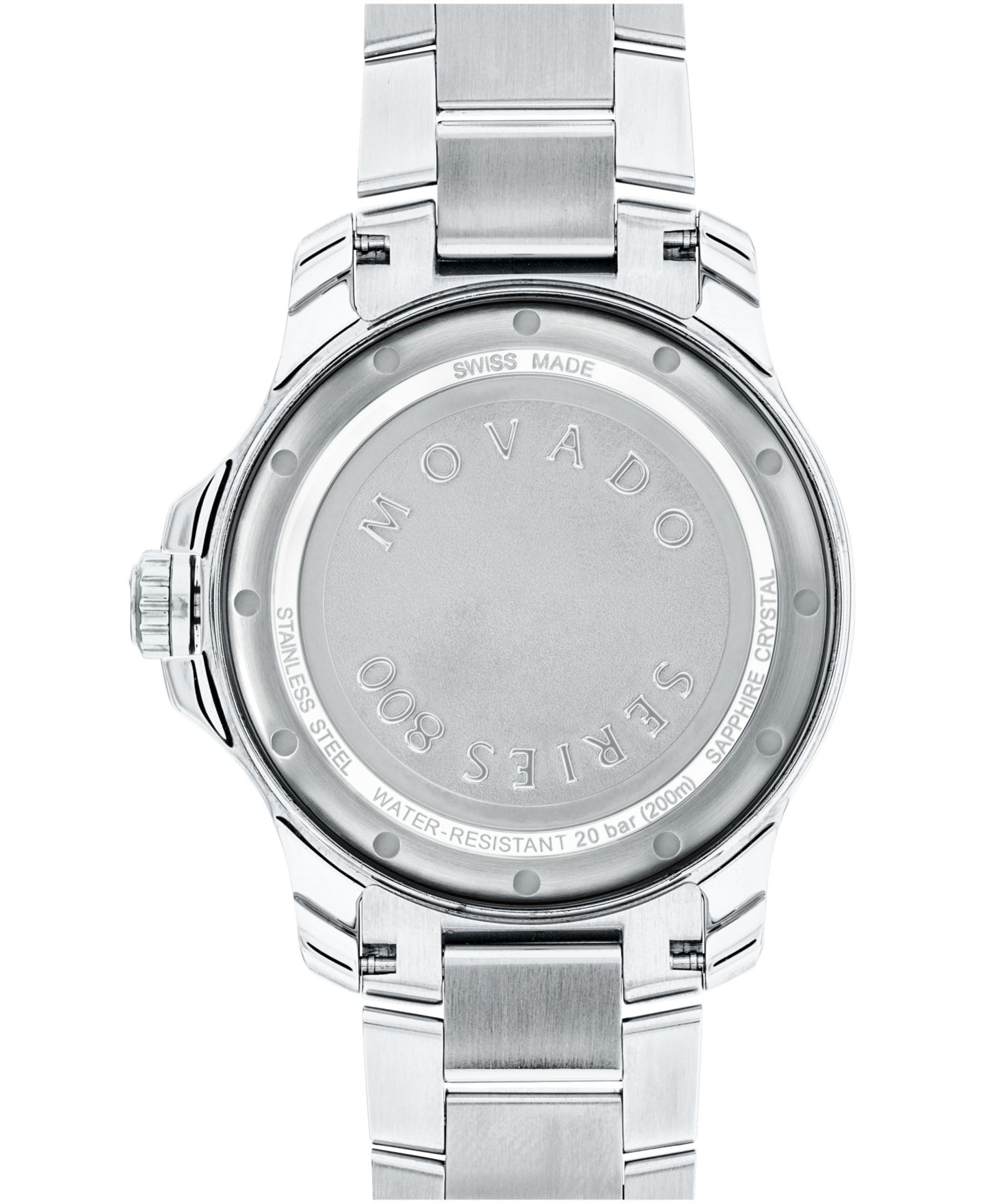 Мужские часы Movado Series 800 Swiss Quartz из нержавеющей стали, 40 мм — фото 2