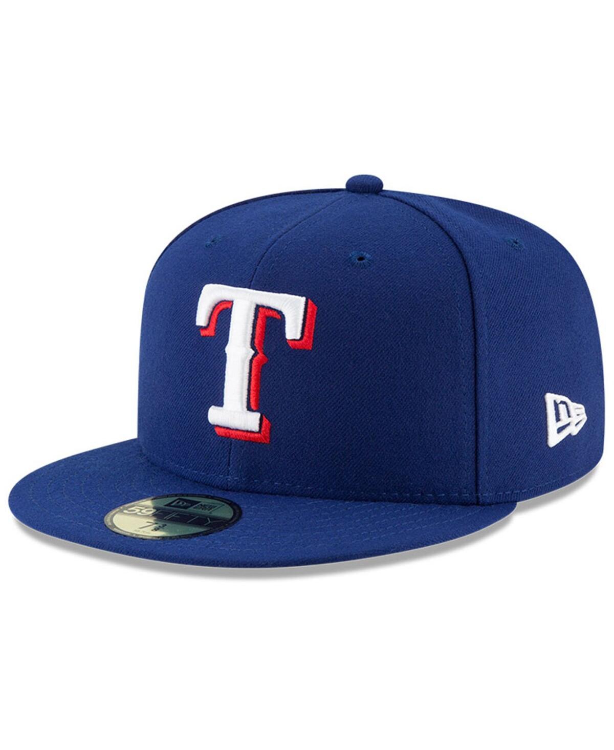 New Era Men'sTexas Rangers National Baseball Hall of Fame 59FIFTY Fitted Hat - Royal