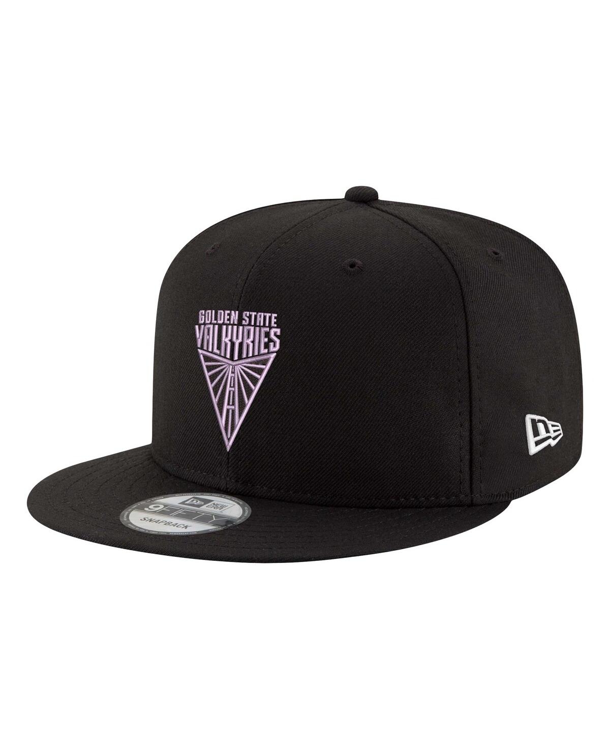 New Era Men's And Women's Eclipse Black Golden State Valkyries Logo 9fifty Snapback Hat In Eclipse Black