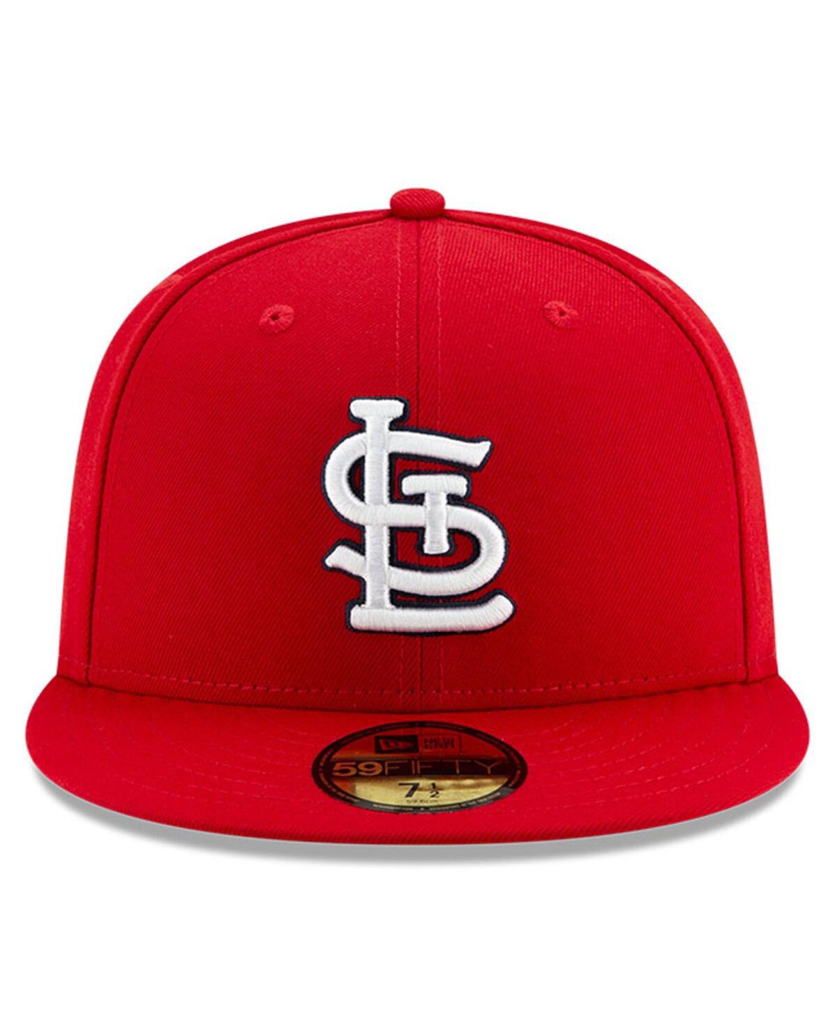 New Era Men'sSt. Louis Cardinals National Baseball Hall of Fame 59FIFTY Fitted Hat - Red