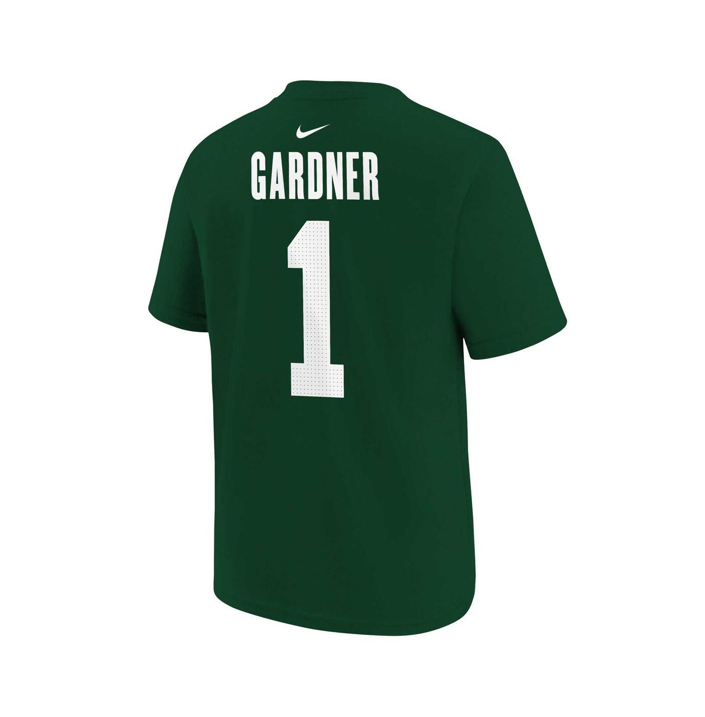 Детская футболка Nike Ahmad Sauce Gardner Green New York Jets Player Name & Number — фото 2