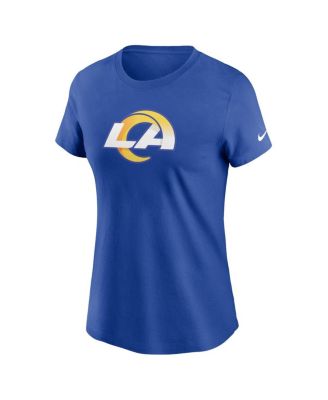 Women's Royal Los Angeles Rams Primary Logo T-Shirt