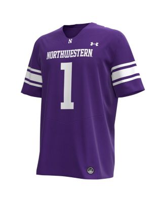 Men's 1 Purple Northwestern Wildcats Replica Football Jersey
