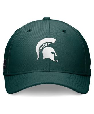 Men's Green Michigan State Spartans 2024 On-Field Swoosh Flex Hat