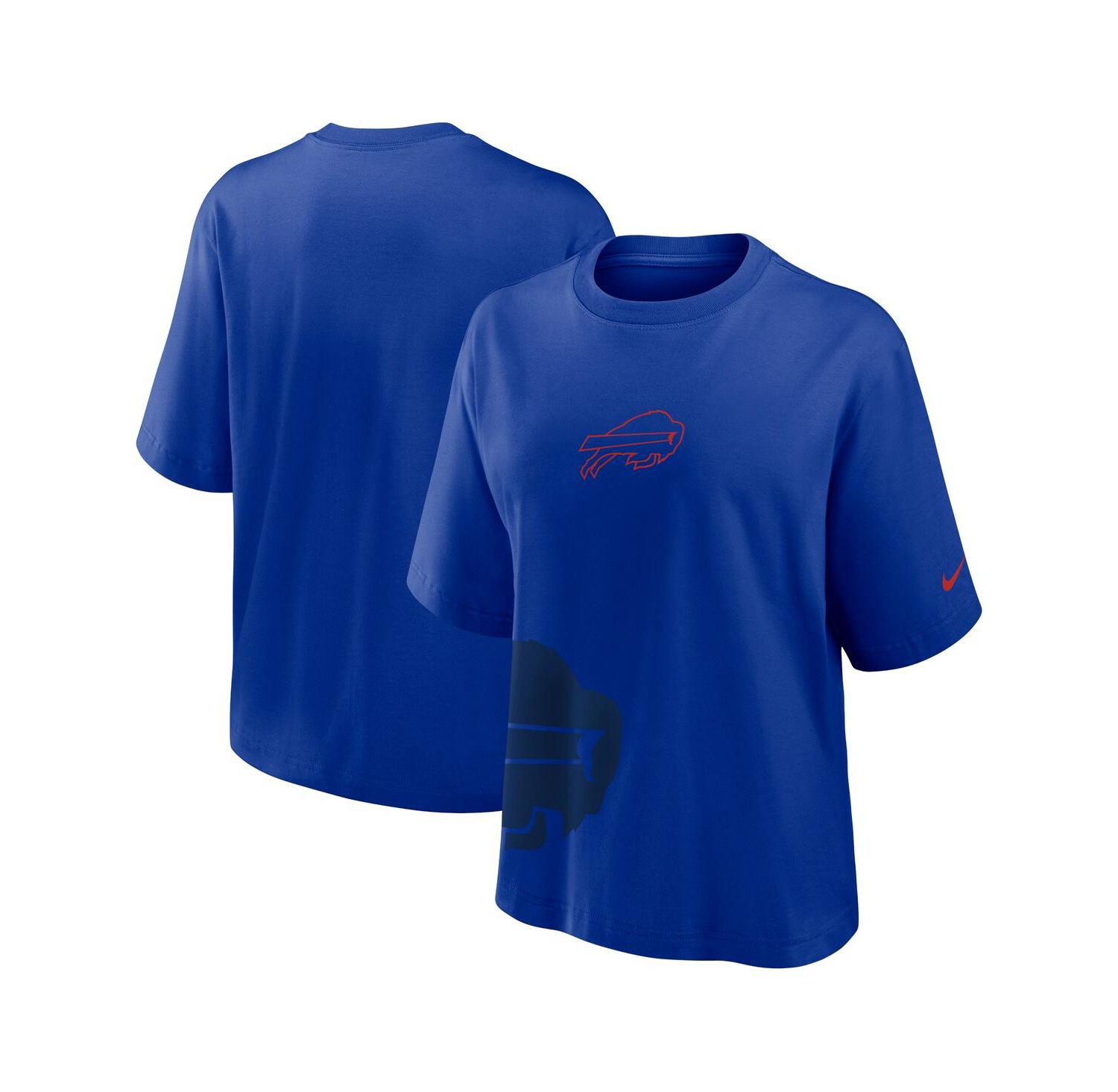 Women's Royal Buffalo Bills Boxy T-Shirt