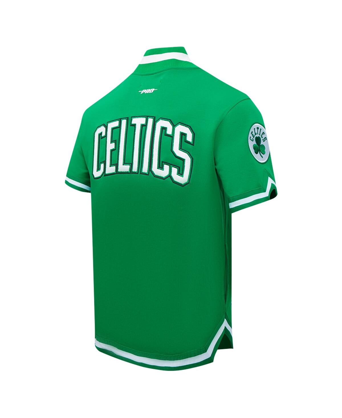 Boston celtics warm up jacket top