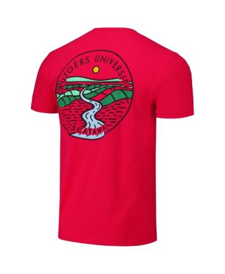 Men's and Women's Scarlet Rutgers Scarlet Knights Scenic Comfort Colors T-Shirt