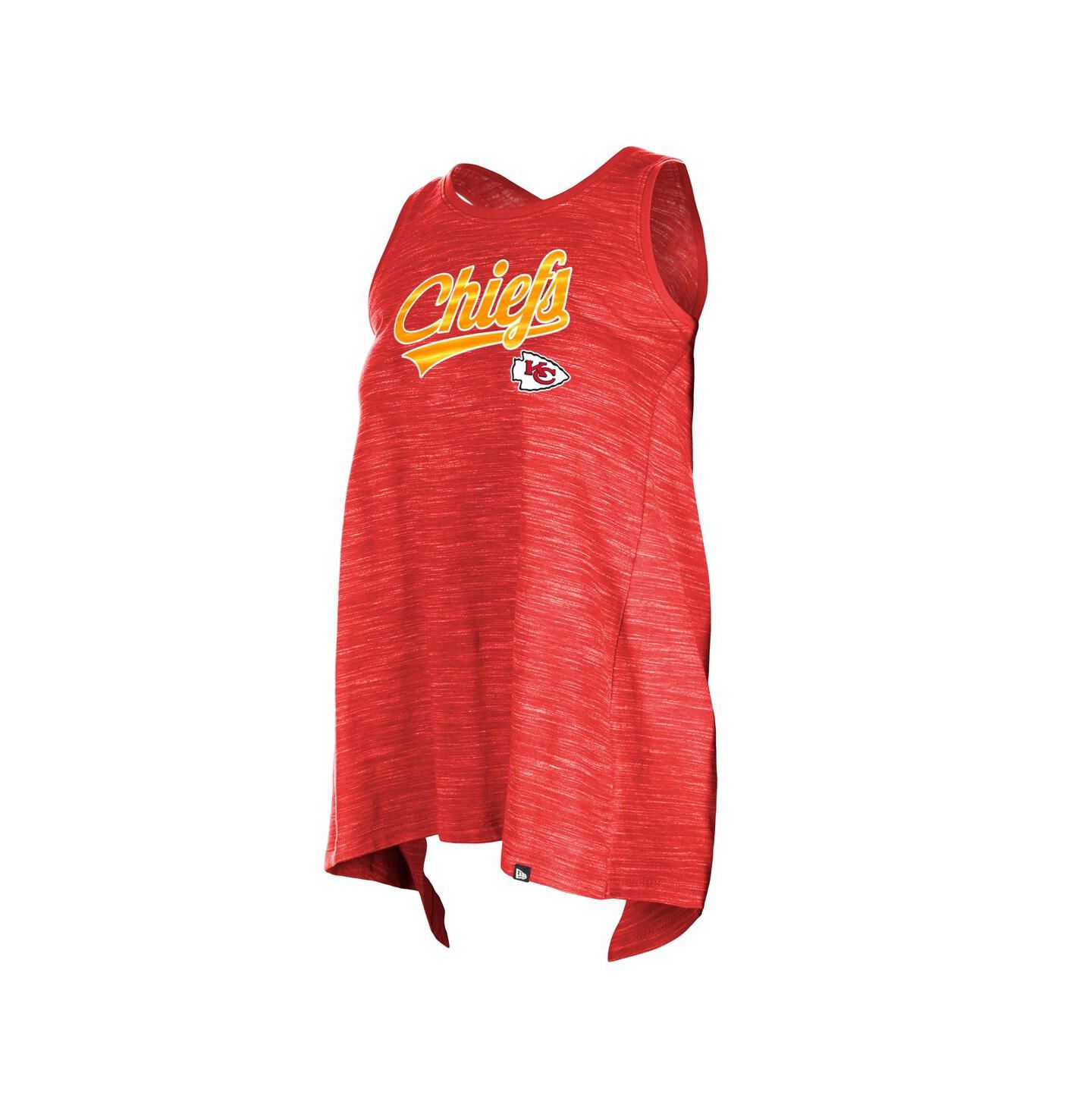 Женский топ New Era Red Kansas City Chiefs Space Dye Active — фото 2