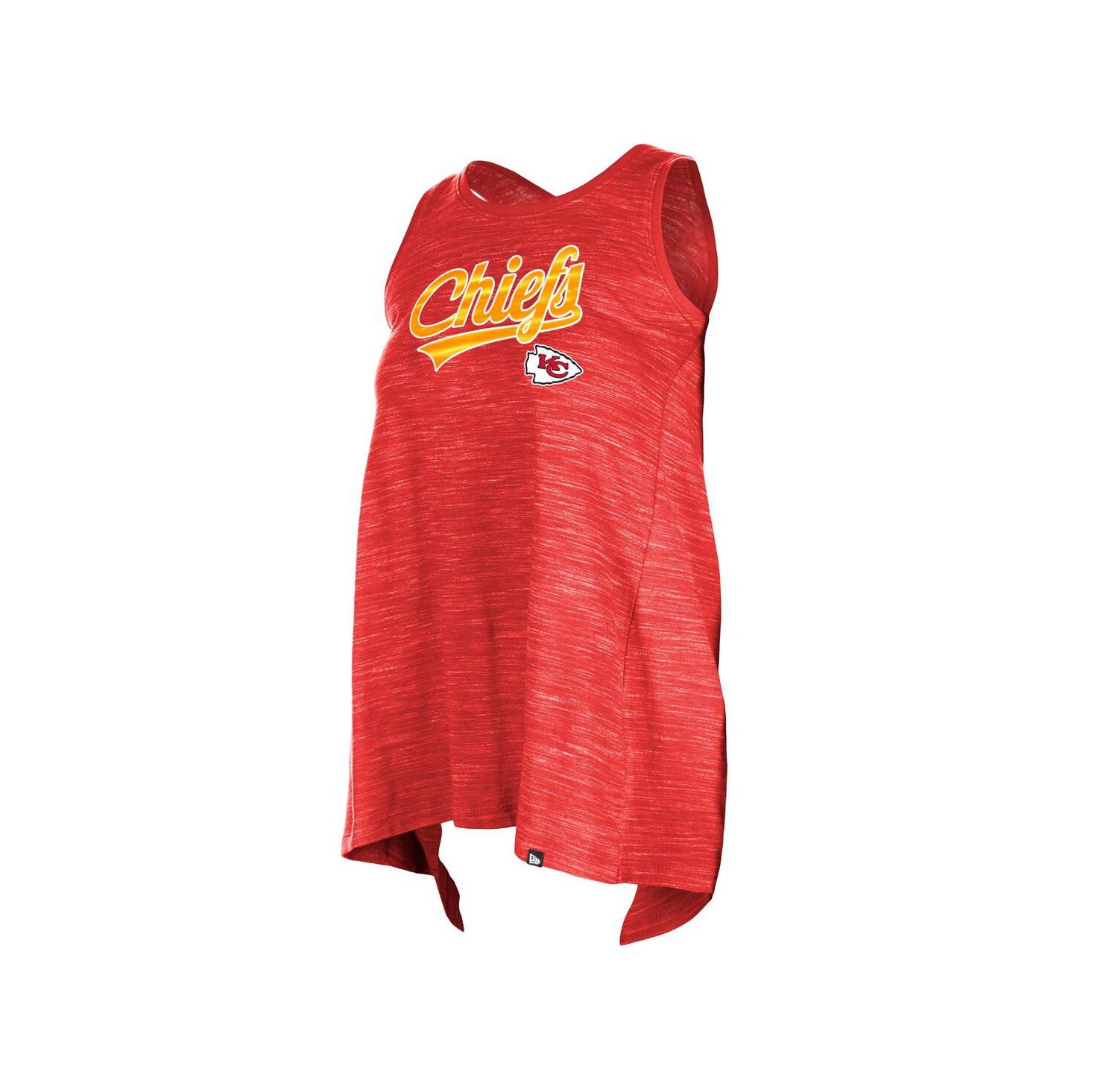 Women's Red Kansas City Chiefs Space Dye Active Tank Top