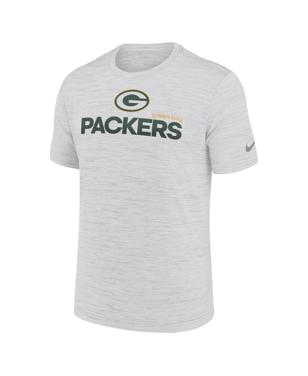 Nike Men'sGreen Bay Packers Blitz Velocity Modern Performance T-Shirt - White
