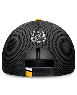 Men's Black Pittsburgh Penguins 2024 NHL Draft On Stage Trucker Adjustable Hat