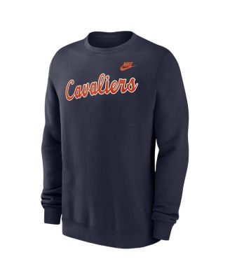 Men's Navy Virginia Cavaliers Club Fleece Pullover Sweatshirt