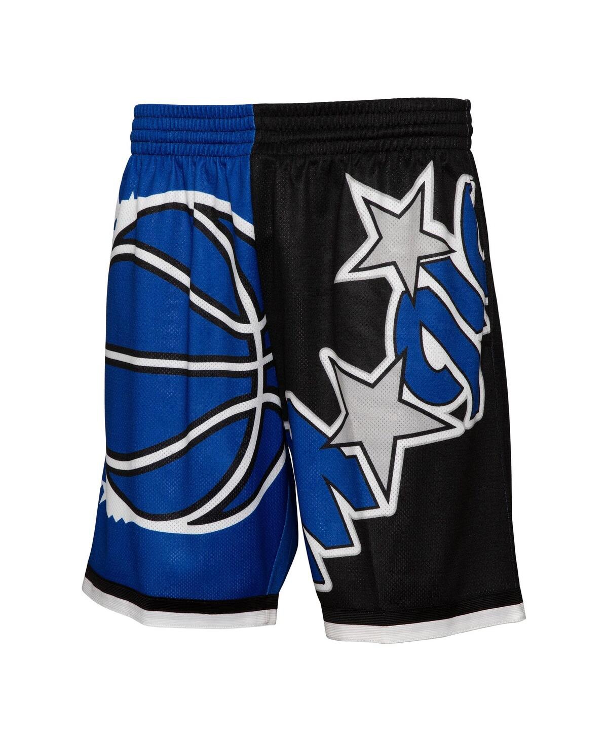Mitchell & Ness Men'sOrlando Magic Big Face 5.0 Fashion Shorts - Royal