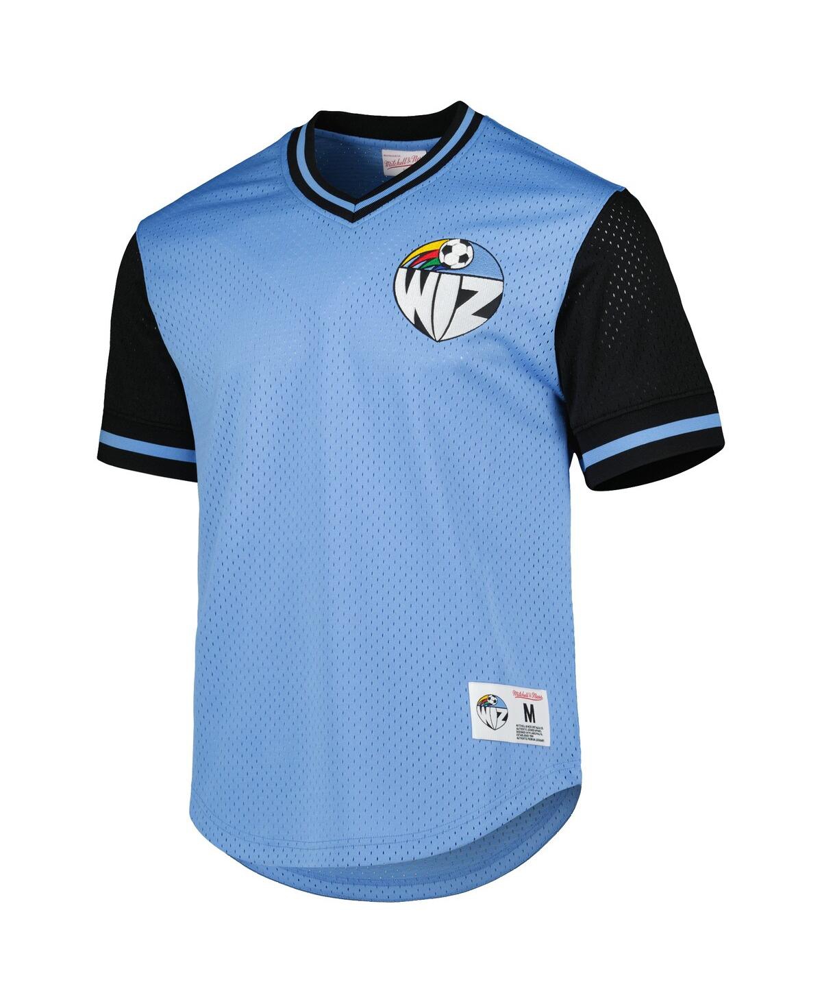 Mitchell & Ness Men's SkySporting Kansas City Mesh V-Neck T-Shirt - Blue