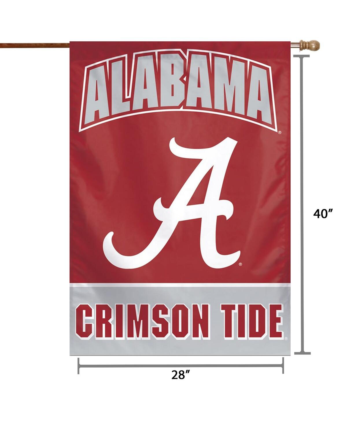 Wincraft Alabama Crimson Tide 28" X 40" Full Name House Flag In No Color