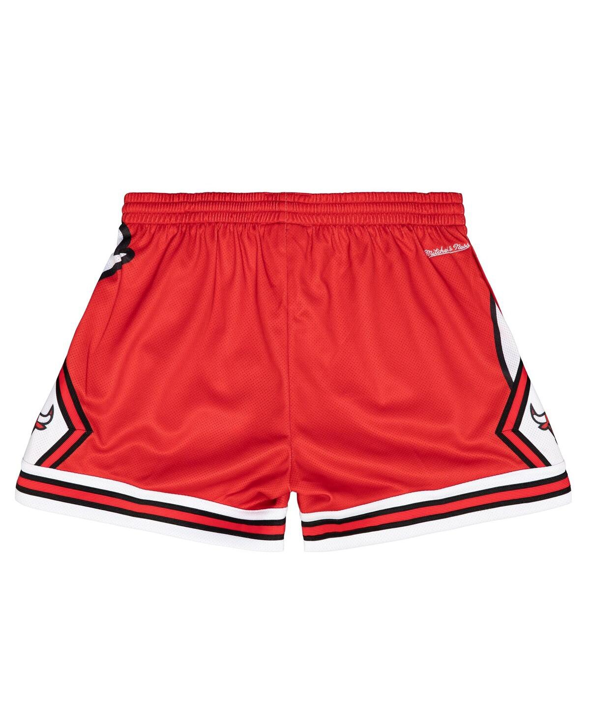 Mitchell & Ness Women's Red Chicago Bulls Swingman Big Face 3.0 Basketball Shorts In Red