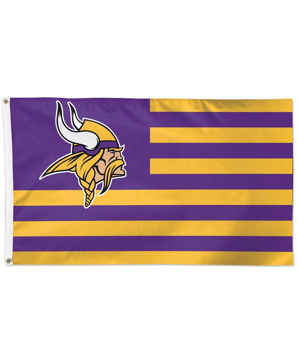 Wincraft Minnesota Vikings 3' X 5' Americana Stars Stripes Deluxe Flag In No Color