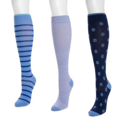 Women's 3 Pair Pack Compression Socks