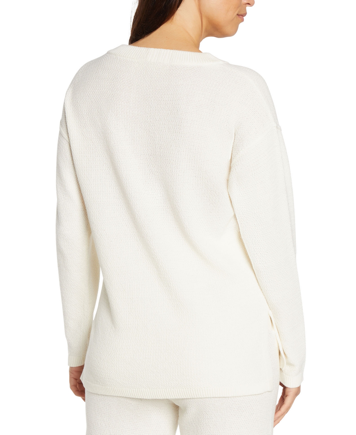 Three Dots Women's Parma Henley Long-Sleeve Top