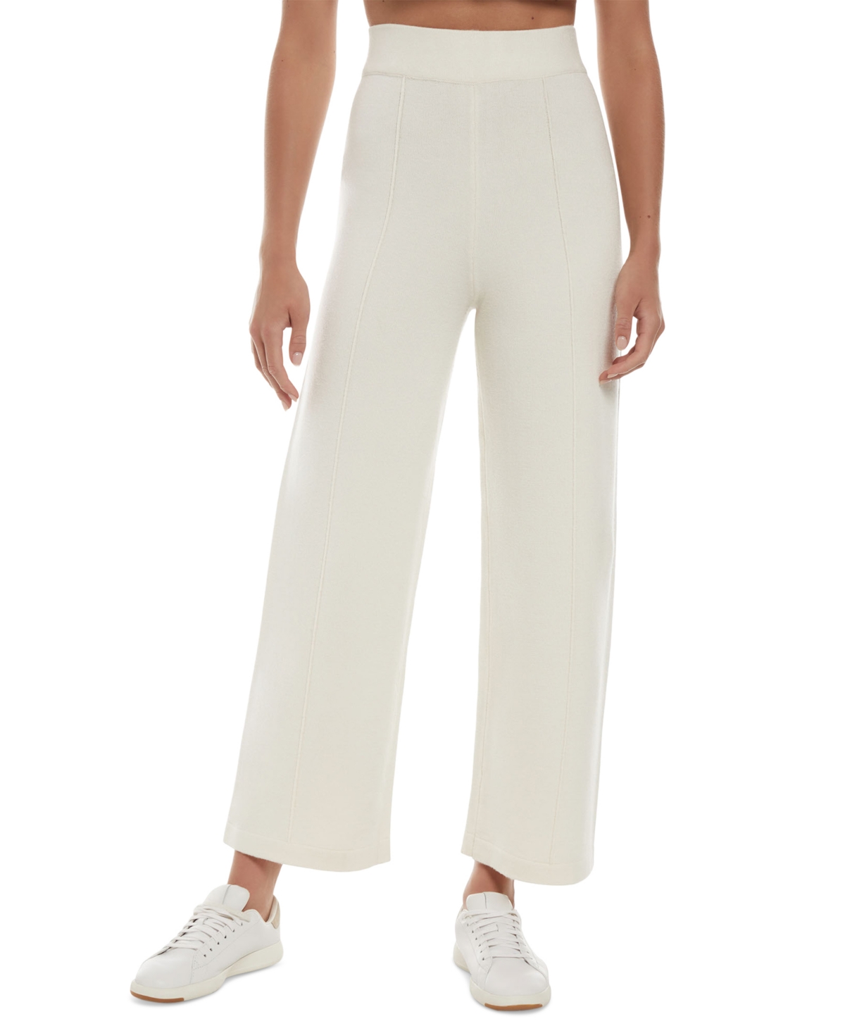 Three Dots Women's Kate Cropped Wide-Leg Pants