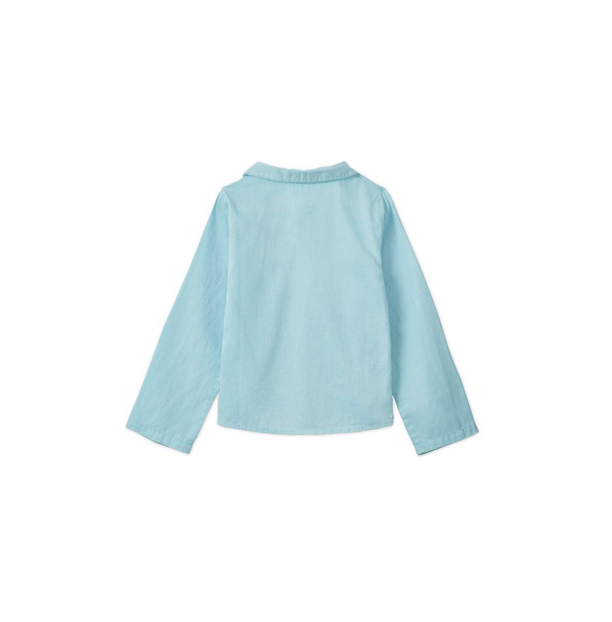 Vild House of Little Baby Ls Organic Cotton Woven Peter Pan Collared Shirt