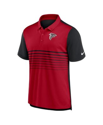 Men's Black/Red Atlanta Falcons Fashion Performance Polo