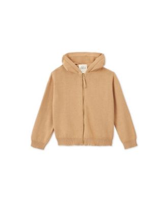 Vild House of Little Toddler Vild House of Organic Knit Cardigan - Sandstone - mineral dye