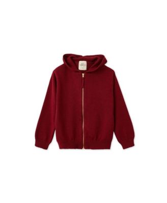 Vild House of Little Toddler Vild House of Organic Knit Cardigan - Red jasper