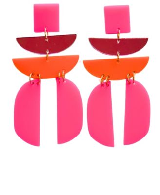 Geometric Dangle Earrings