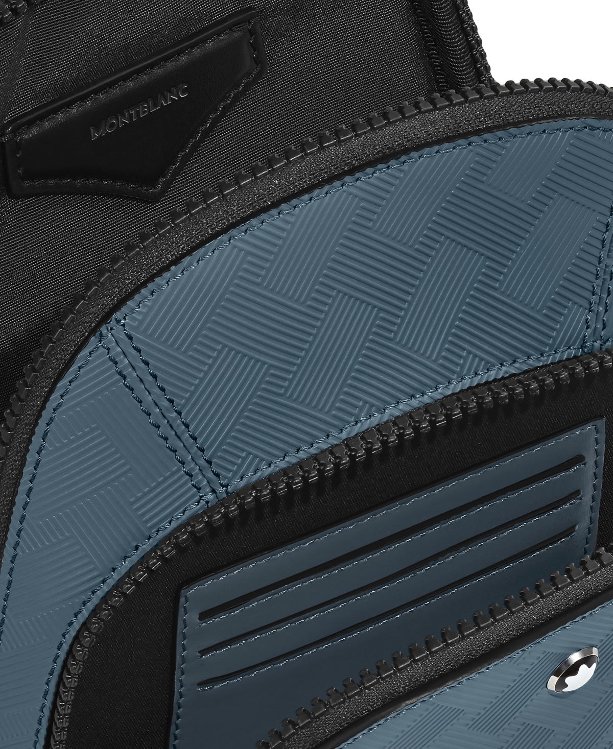 Montblanc Extreme 3.0 Leather Sling Bag In Blue
