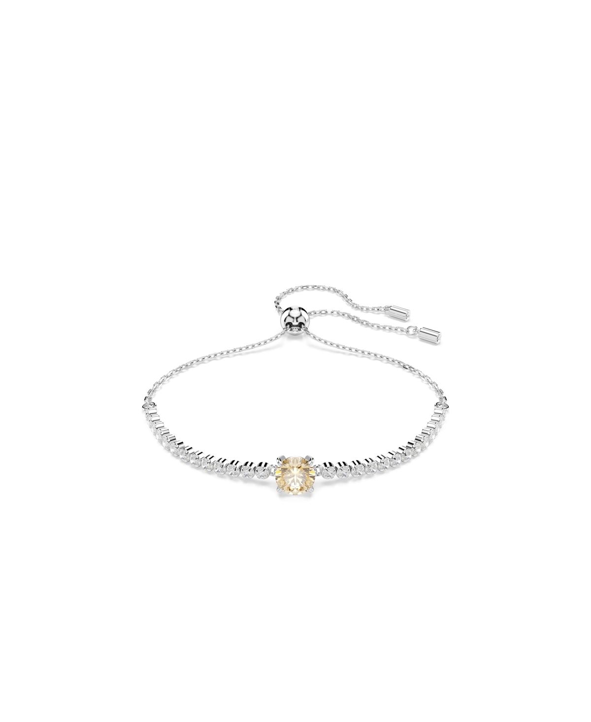 Swarovski Matrix Mixed Cuts Tennis Bracelet In Yellow