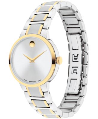 Women's Portfolio Swiss Quartz Stainless Steel Yellow Pvd Watch 28MM
