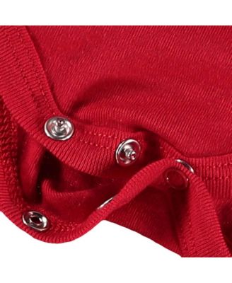 Baby Boys and Girls Scarlet Nebraska Huskers Big Logo Bodysuit