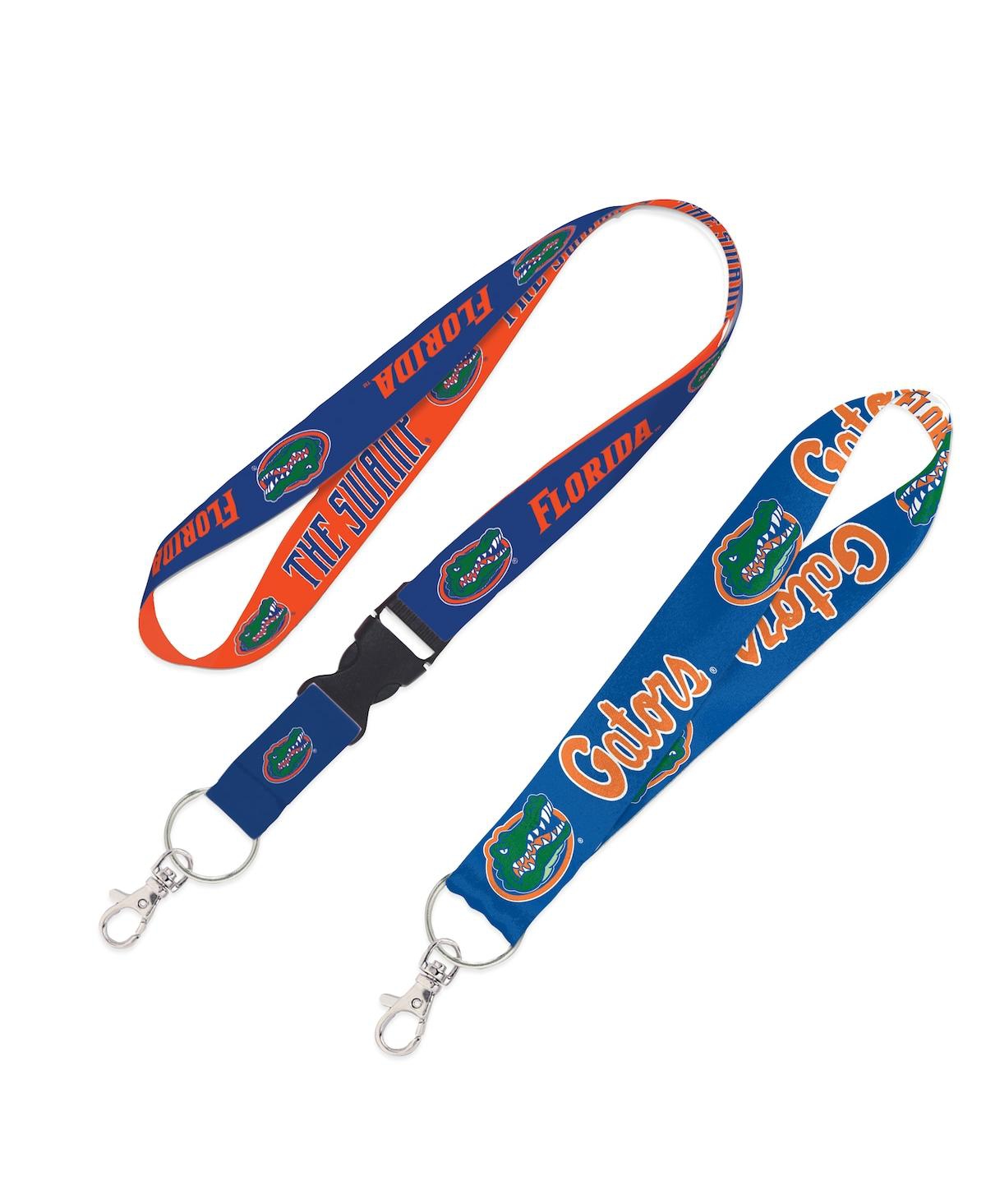 Wincraft Florida Gators 2-pack Lanyard With Detachable Buckle Key Strap Set In No Color