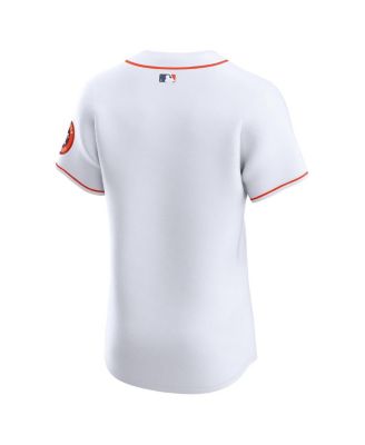 Men's White Houston Astros Home Vapor Premier Elite Patch Jersey