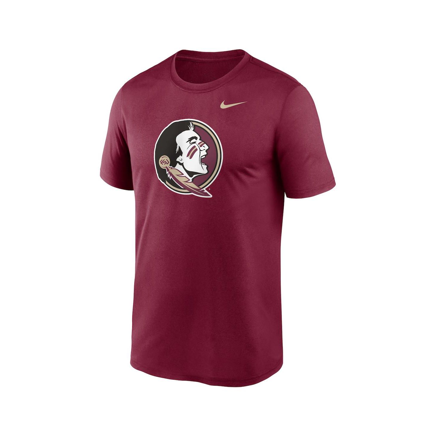 Мужская футболка Nike Garnet Florida State Seminoles Primetime Legend Logo — фото 3
