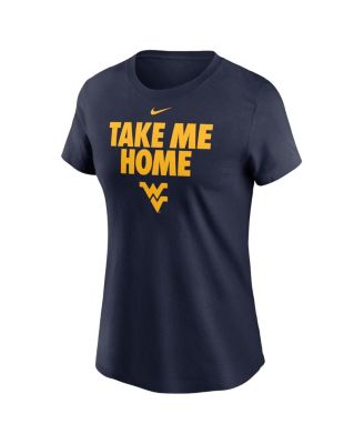 Women's Navy West Virginia Mountaineers Local Ultimate Chant T-Shirt