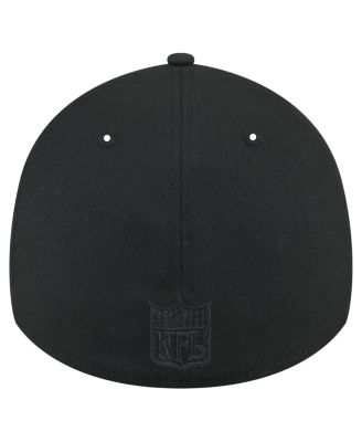 Men's Black Jacksonville Jaguars Throwback 39THIRTY Flex Hat