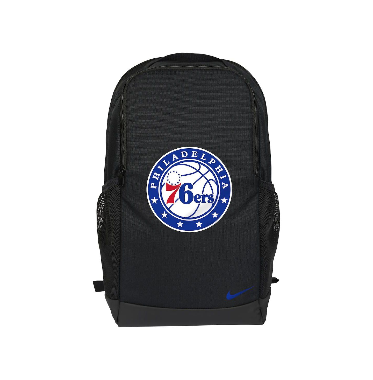 Рюкзак Nike Black Philadelphia 76ers Brasilia — фото 3