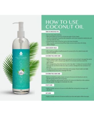 100% Pure & Natural Fractionated Coconut Oil