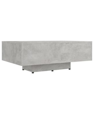 Coffee Table Concrete Gray 33.5"x21.7"x12.2" Engineered Wood